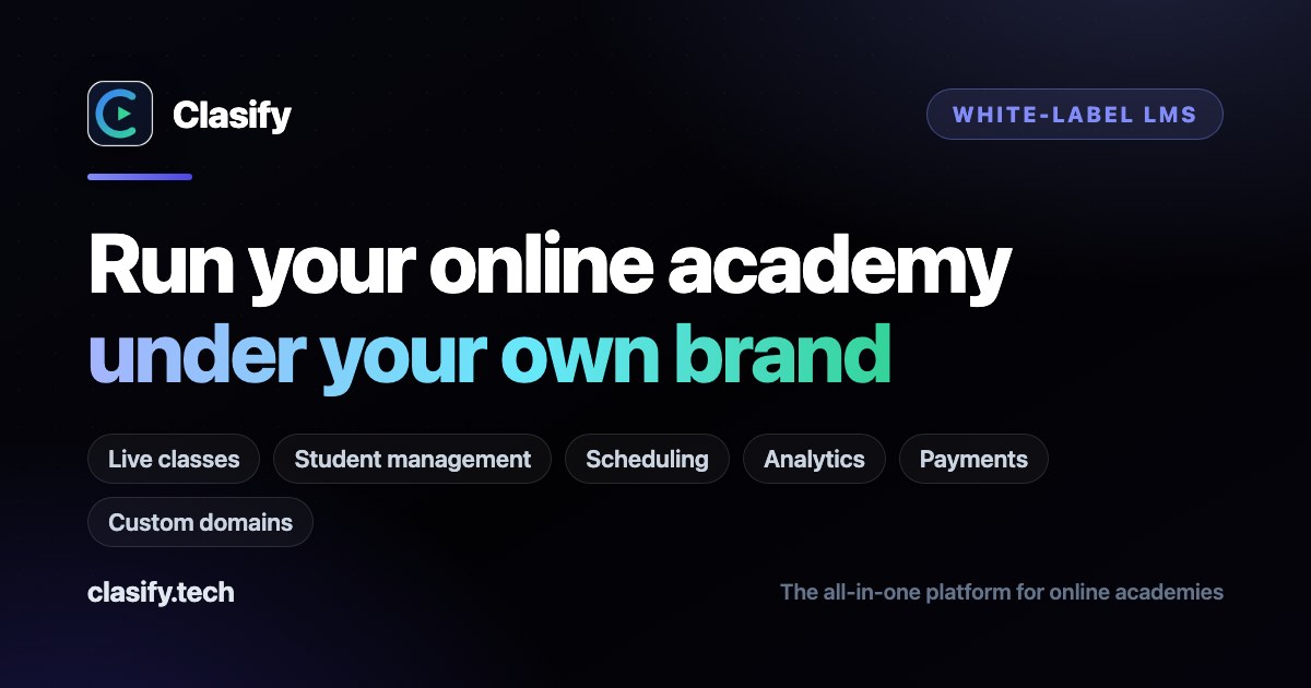 Clasify — 官网预览图